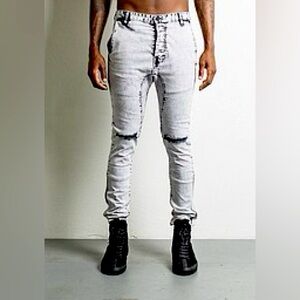 Daniel Patrick x Tyga “T Raww” 2016 Collab – Off-White Slim-Fit Men’s Jeans